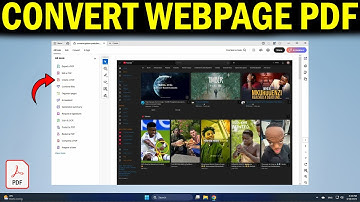 How To Convert a Webpage Into PDF Document
