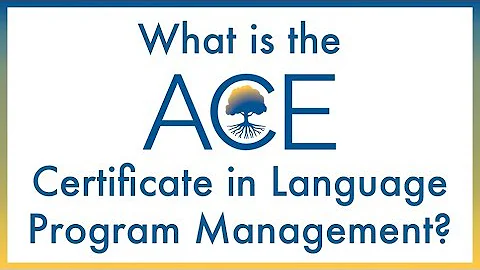 The ACE Certificate in Language Program Management - DayDayNews
