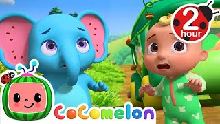 Be Safe While Washing the Bus! | CoComelon Animal Time | Animal Nursery Rhymes