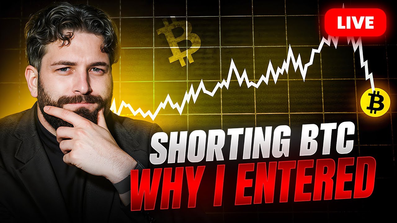 Shorting Bitcoin LIVE — Here’s Why I’m Taking This Trade