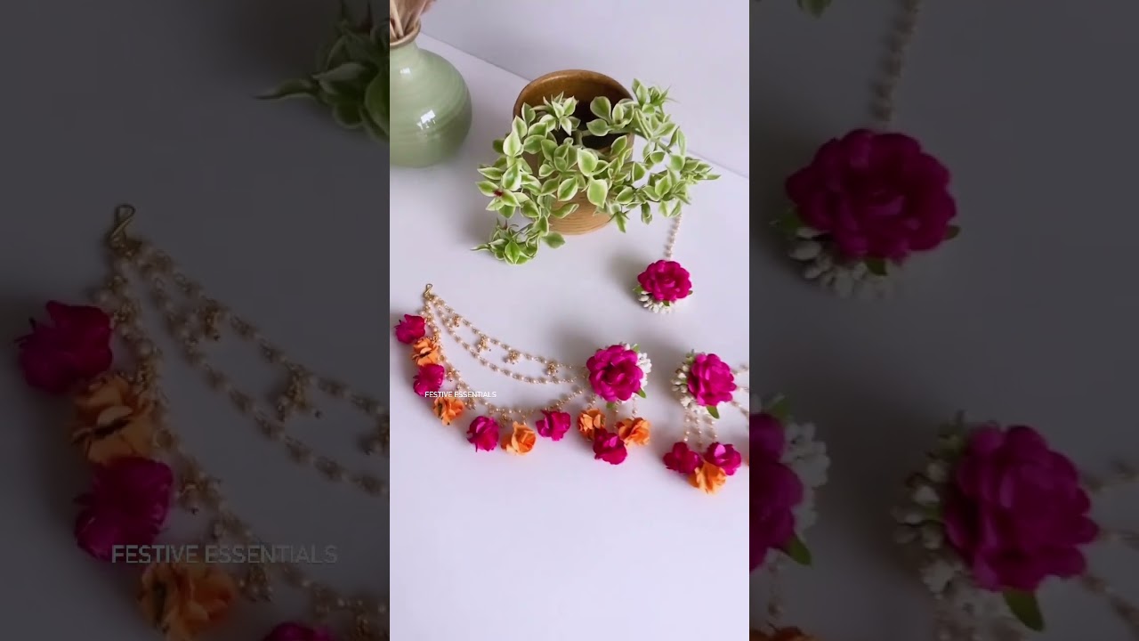Custom Artificial Floral Jewelry - Handmade
