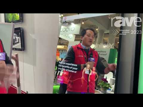 ISE 2023: JCVISION Technology Exhibits Fitness Smart Mirror
