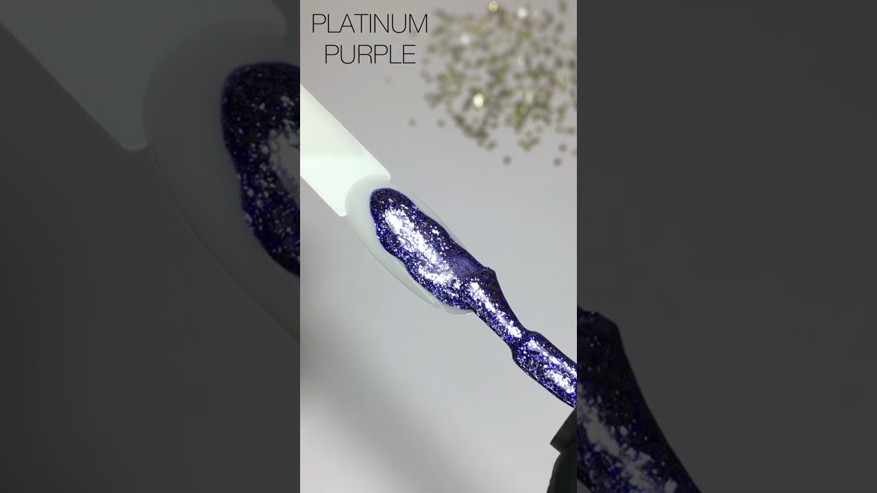 Гель лак  Royal gel Платинум  PURPLE
