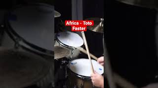Africa by Toto played WAY FASTER! #totoafrica #drumcover #drums #remopercussion