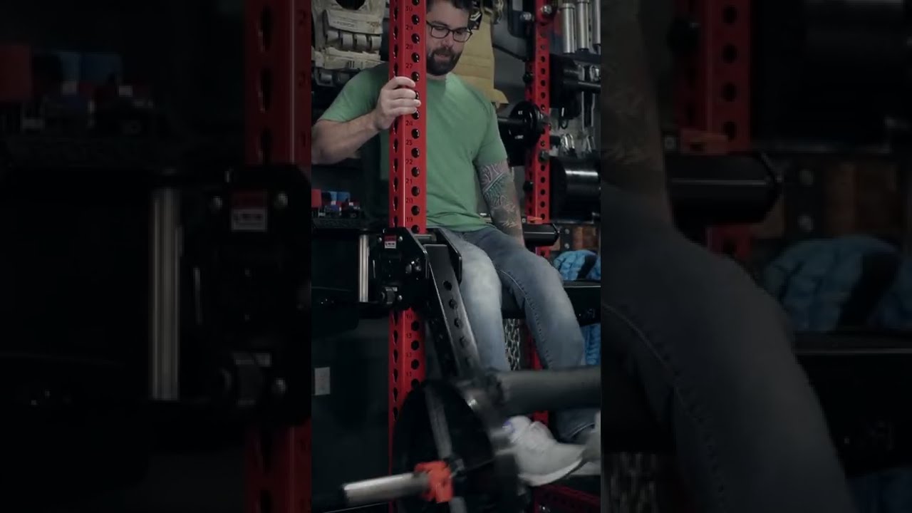 Rogue Fitness Trolley & Lever Arm Leg Extension HACK Jammer Arm
