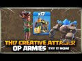 OP Creative TH17 Hits! Th17 Mass Revive Super Yeti &amp; More | TH17 Attack Strategy coc✨