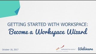 [WEBINAR -  Oct. 18, 2017] Getting Started with Workspace: Become a Workspace Wizard [Promo]