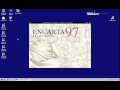 OLD PC Microsoft Enciclopedia Encarta 1997 Intro