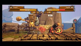 Big Helmet Heroes combat gameplay screenshot 3
