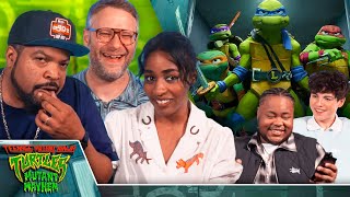 The Cast Of Tmnt Mutant Mayhem Finds Out Which Characters They Really Are