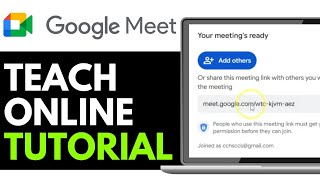 How To Teach Online With Google Meet - A Guide For Teachers 2026 (FULL TUTORIAL)