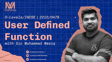 User Defined Function | Practice Questions | Algorithm | Paper2 | O Level | 2210 | CS By Sir Wasiq