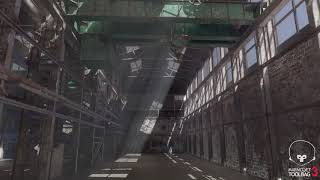 Abandoned Warehouse 3D Model Flyby