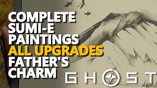 Complete Sumi-e Paintings ALL UPGRADES Father's Charm Ghost of Yotei