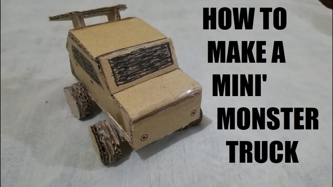 How to Make a mini Monster truck YouTube