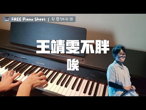 唉 (钢琴谱 简易版 ) - 王靖雯
