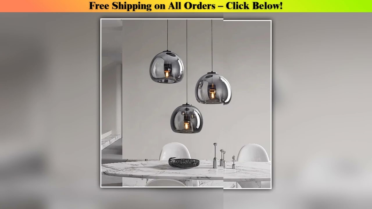 Modern Home Decor Lights Glass Pendant Light Lamps for Living Room Chandeliers for Dining Room