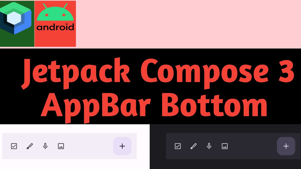 Jetpack Compose 3 Bottom AppBar in Jetpack Compose - YouTube