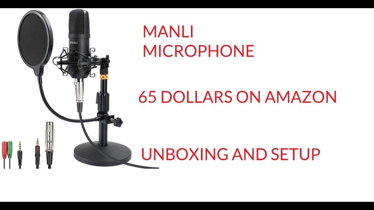 Professional Studio Condenser Microphone Kit Unboxing and Set Up - YouTube