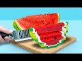 LEGO WATERMELON / Cutting Fruit Skills / Stop Motion Cooking & ASMR