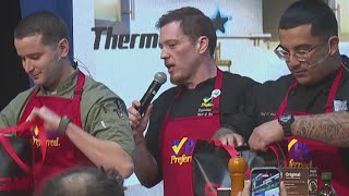 Army, Navy members compete in cookoff at PA Farm Show