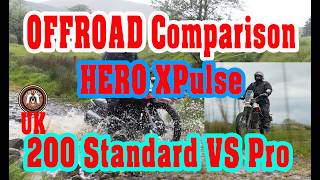 OFFROAD Comparison - Hero XPulse 200 Standard & PRO