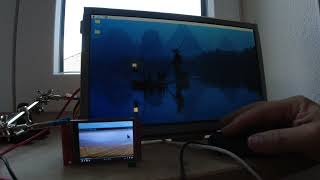 2 8in SPI TFT  running KODI on Pi5