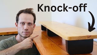 The Ultimate DIY Desk Shelf Monitor Stand | #RocklerTryThatChallenge