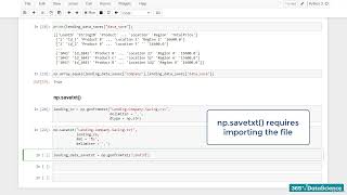 027 Saving Your Data with NumPy   np savetxt