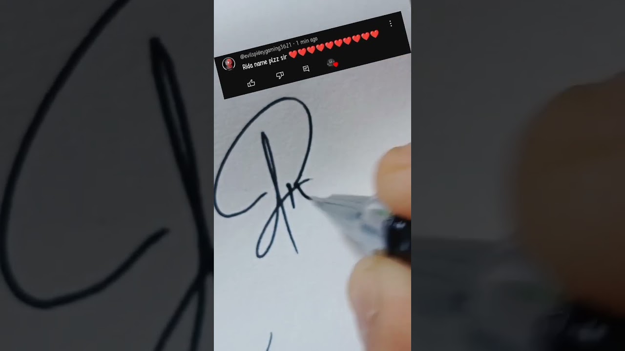 RIDA name signature ✨ 