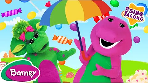 Singing in the Rain! | If All The Rain Drops Compilation | Barney | 9 Story Sing & Dance