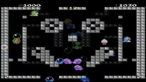 Original Nintendo Bubble Bobble Gameplay Video