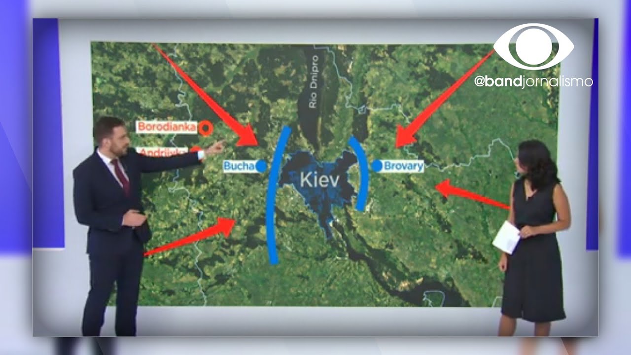 Mapa da Guerra mostra os principais alvos da Rússia no território ucraniano