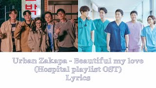 [ROM/ENG/INDO] Urban Zakapa - Beautiful my love (Hospital Playlist OST) Lyrics