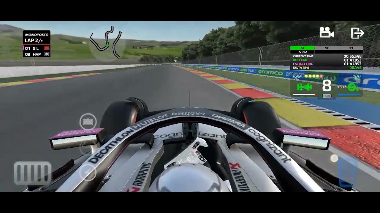 Monoposto Belgium in low driving help fastest lap ??