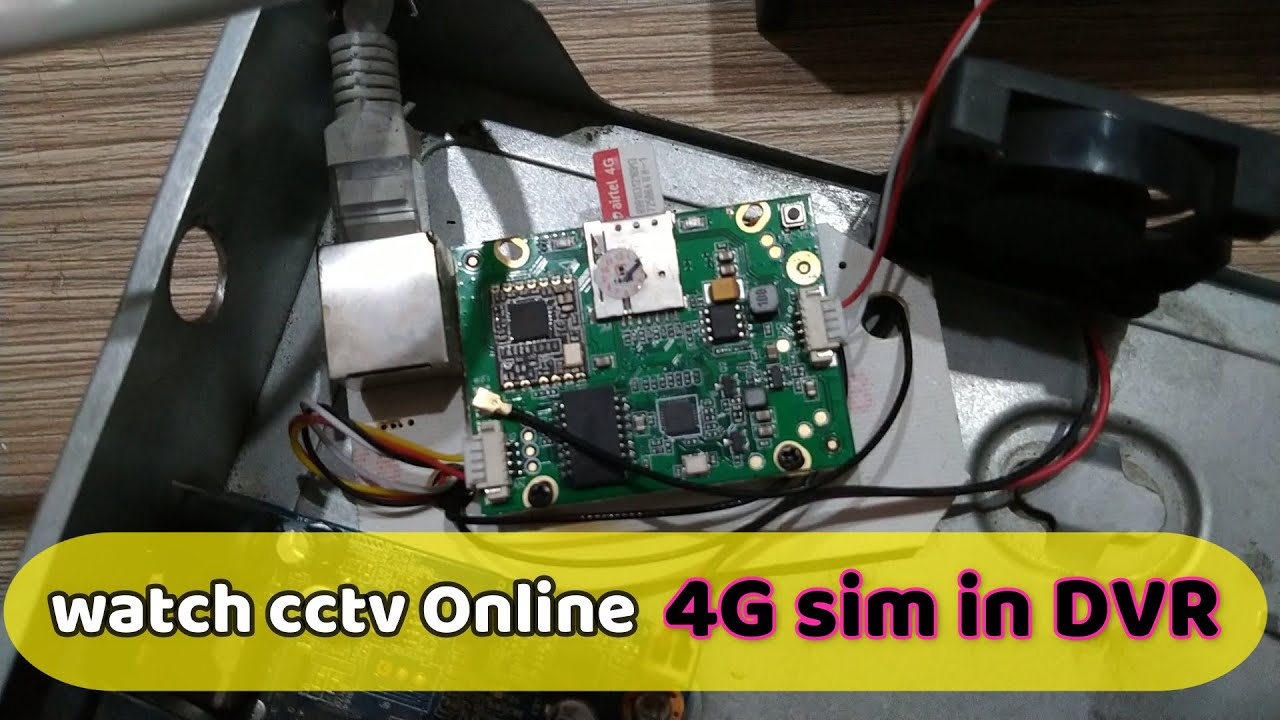 How to use 4g directly in cctv dvr hacks make it online | DIY 4g Wifi DVR |