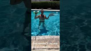 Let’s exercise in the pool fitnessmotivation gym exercise workout fitness pool waterfitness