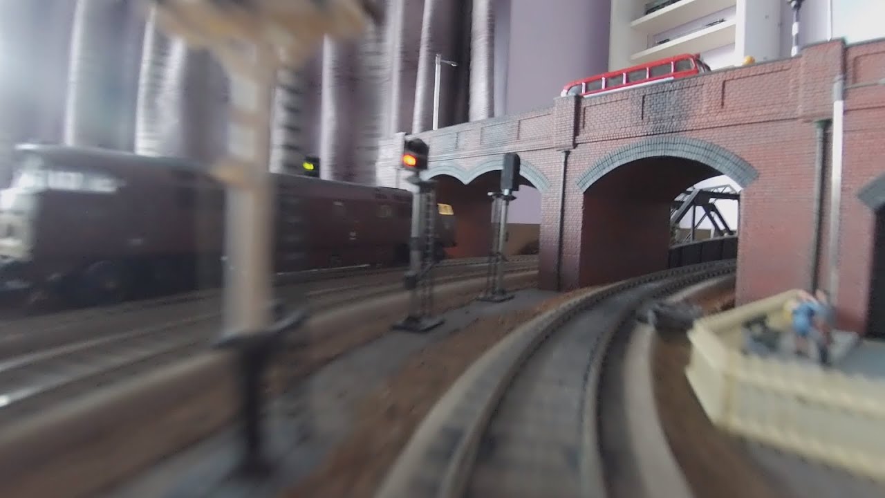 187. Driver's Eye View of the Local Line Westbound with Combination ...