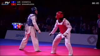 F 49kg 103 Zariya Kosimova Uzb Nur Dhia Liyana Mas Youtube