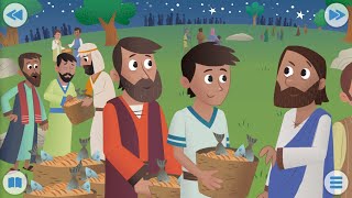 MULTIPLICACIÓN DE LOS PANES Y LOS PECES 🥖🐟 | Biblia para niños | Apuesta por Dios