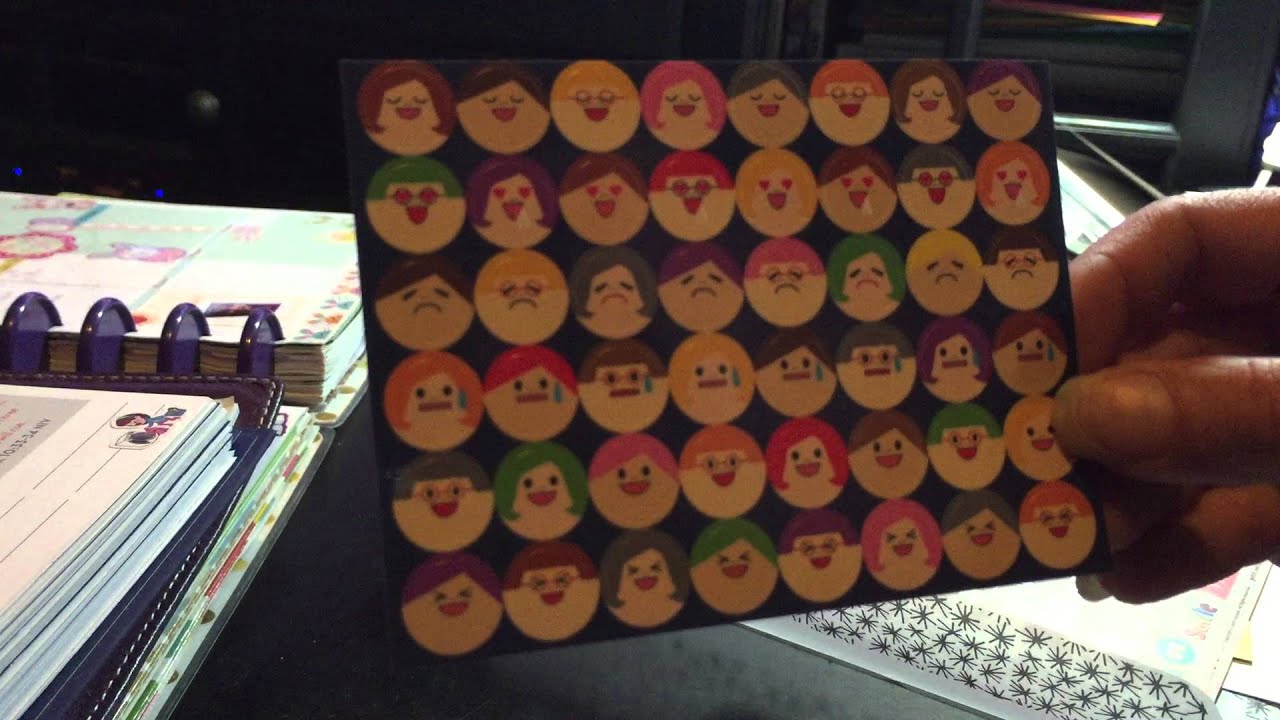 Pipstick Planner Stickers Unopening - March 2016 Kit - YouTube