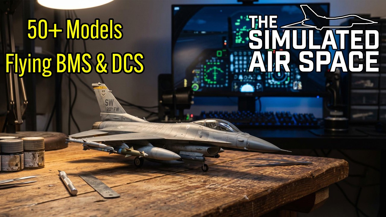 Falcon BMS, DCS F-16 & Die Cast Model Building - Simulated Air Space (EP12)
