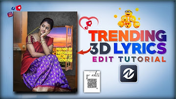 Node Video 3D lyrics Edit tutorial 2021 || Node video lyrics editing || 3d lyrics node video🔥⚡