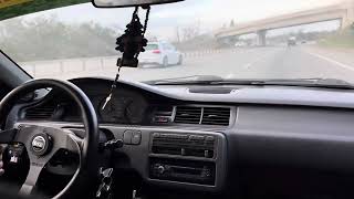 Driving RWD Mid Engine Civic EG