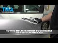 How to Replace Drivers Side Exterior Door Handle 2005-2010 Chrysler 300