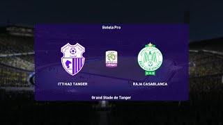 Ittihad Tanger Vs Raja Casablanca Botola Pro 16 06 21 Pes 21 Youtube