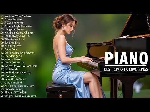 The Timeless Beautiful Piano Melodies Of 80's - Best Relaxing Piano Instrumental Love Songs Ever