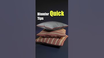 Blender 3.0 - Modelling a Pillow-  #shorts