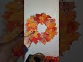 🍁DIY Fall cabinet wreaths🍁 #diy #diywreath #falldecor #kitchenwreaths