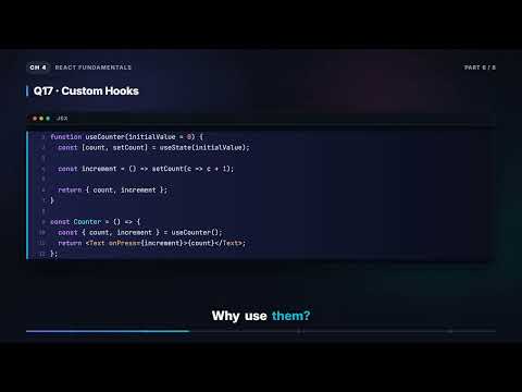 async in useEffect, Custom Hooks & Controlled Components | React Native Interview (4.6)